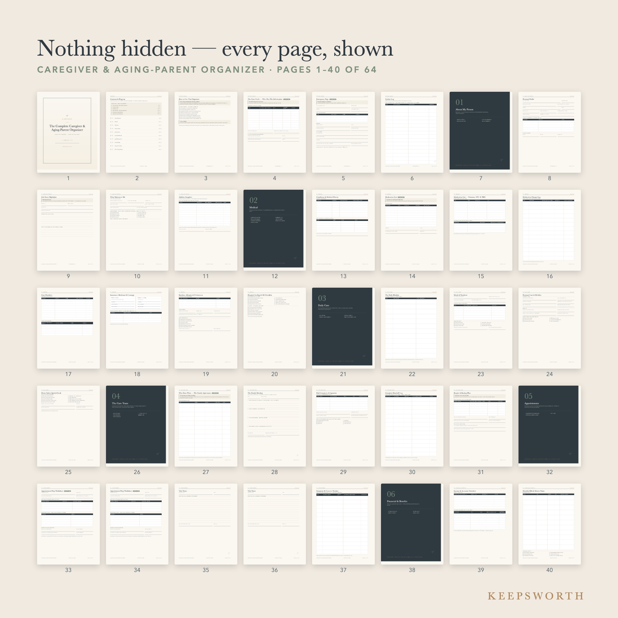 Contact sheet — every page shown, part 1