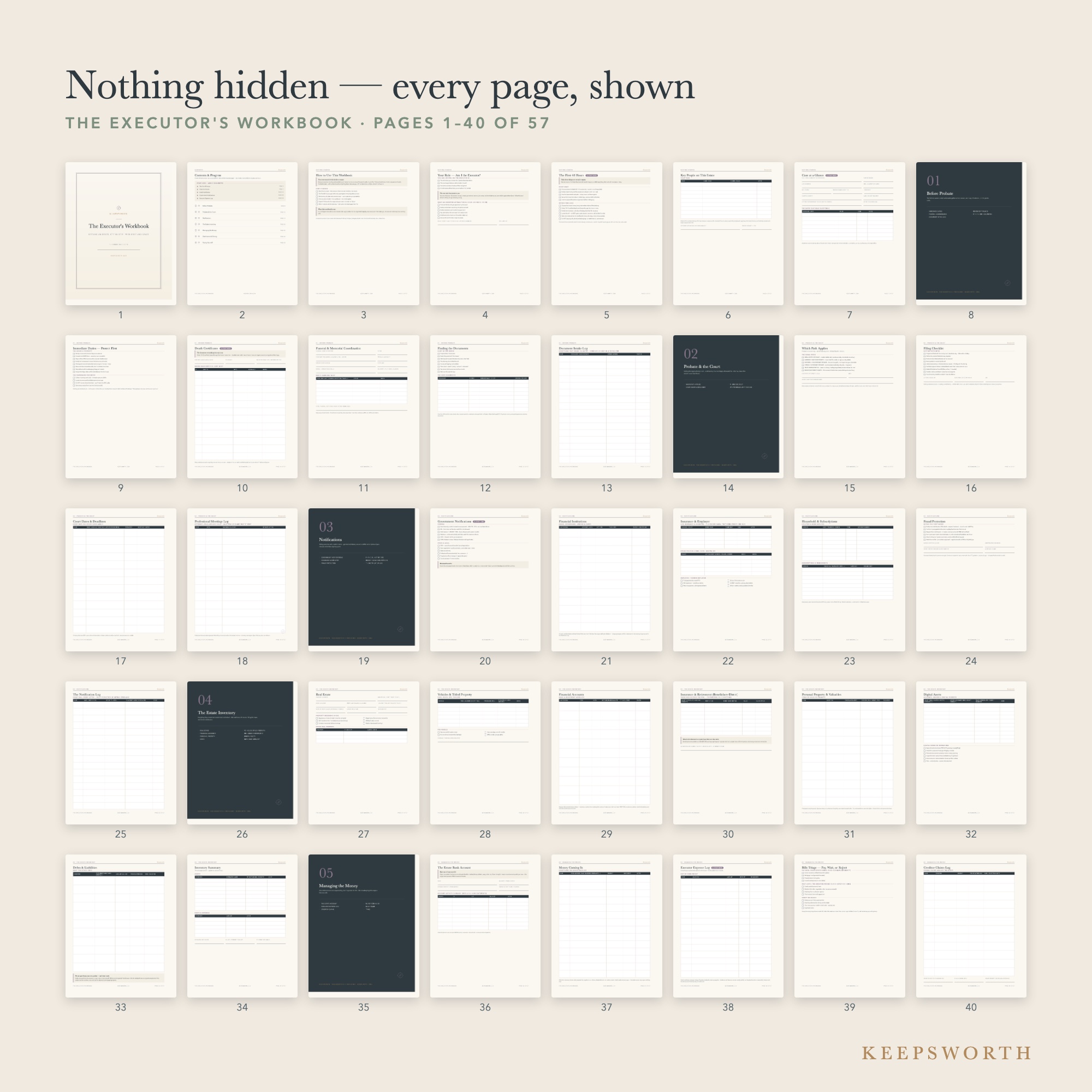 Contact sheet — every page shown, part 1