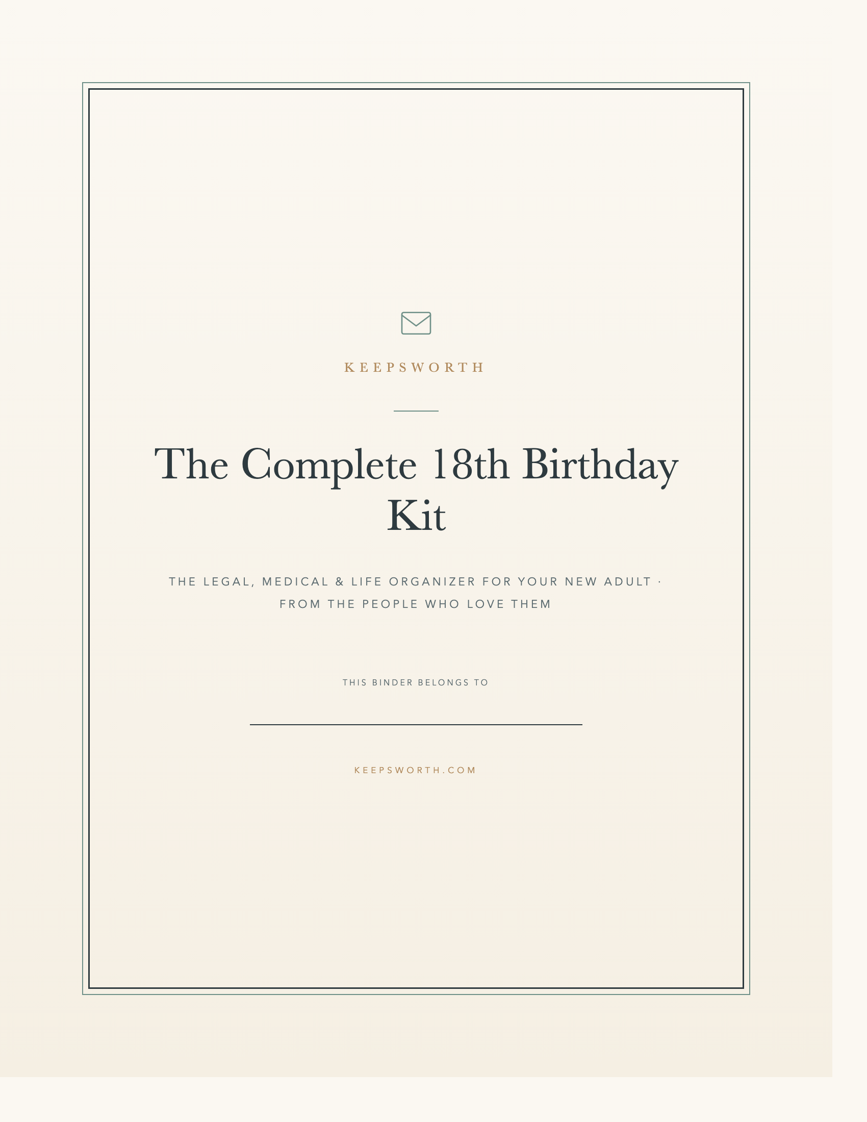 18th Birthday Kit cover